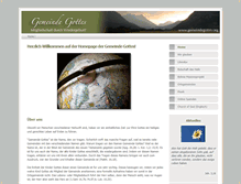 Tablet Screenshot of gemeindegottes.org